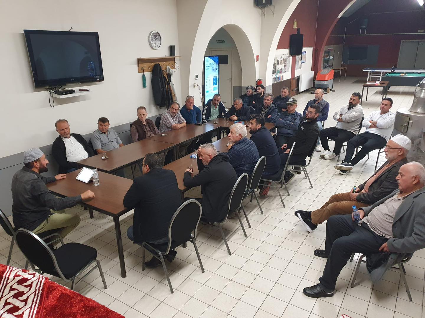 Sohbet tadında Fıkıh dersinden kareler..